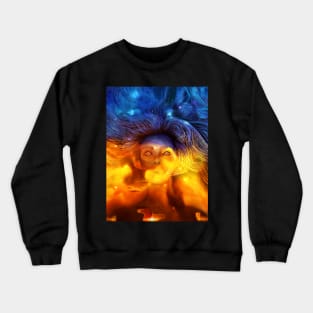 Your hair is the universe Crewneck Sweatshirt